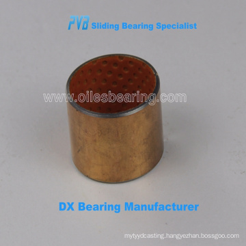 DX PVB02S Jiashan best manufacturer, POM copper plating rolled brass bushing,bronze bearings